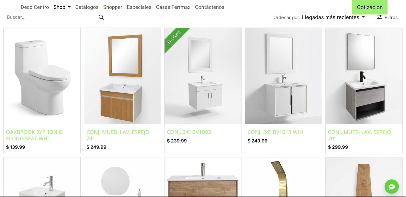 Módulo de website y comercio electrónico