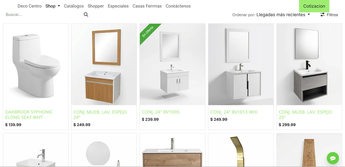 Módulo de website y comercio electrónico